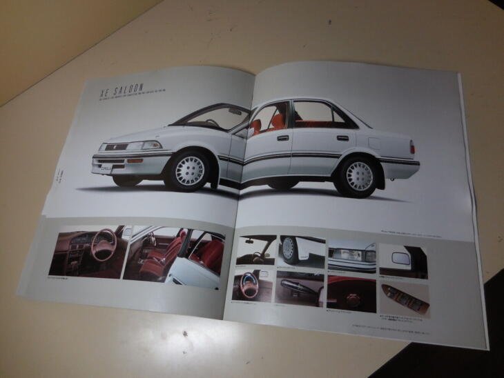 TOYOTA COROLLA Japanese Brochure 1989/09 AE92 AE95 91/90 4A-GE 4A/5A-FE 5A-FHE - Image 9