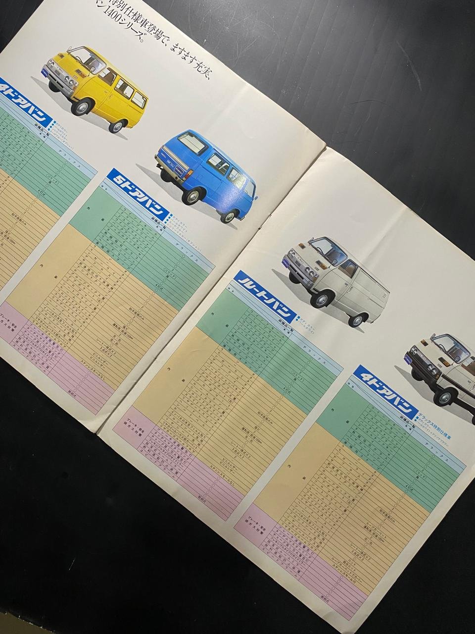 Genuine Japanese Brochure for Delica Van T120V (1978) - Image 8