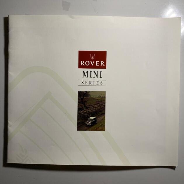 Genuine Japanese User Manual for Rover Mini Series (93/94)