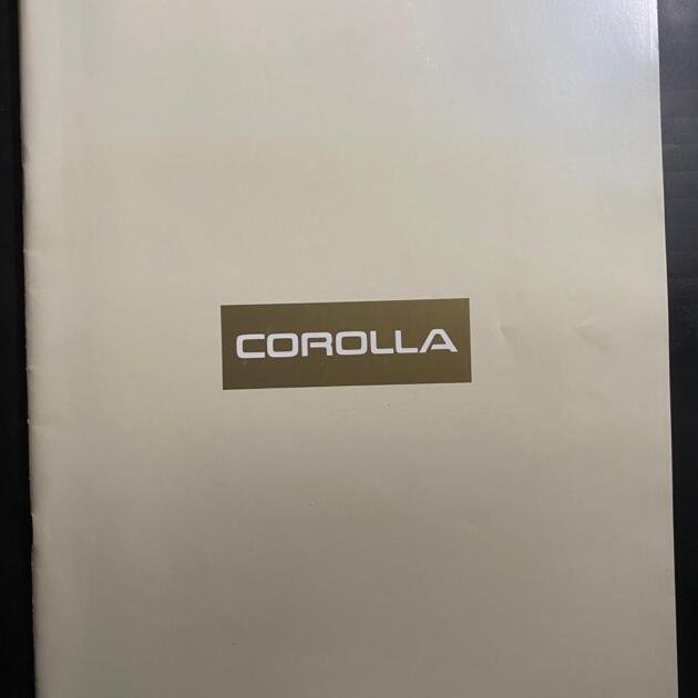 Genuine Japanese Catalog for Toyota Corolla AE100 (1995)