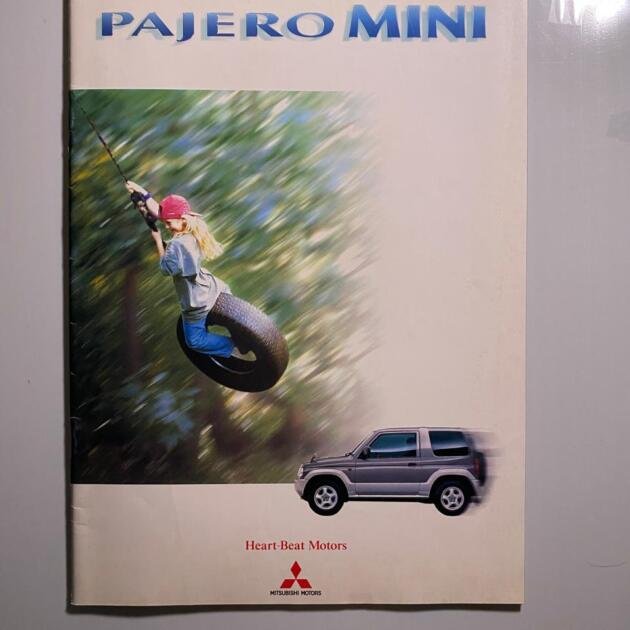 Genuine Japanese Catalog for Mitsubishi PAJERO MINI (2000)