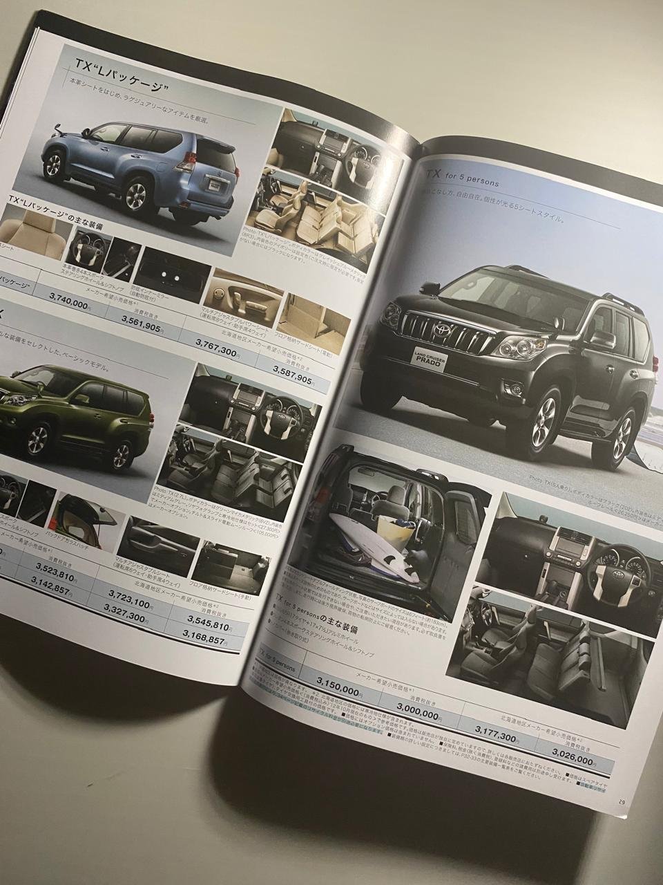 Genuine Japanese Brochure for TOYOTA Land Cruiser Prado (2011) - Image 7