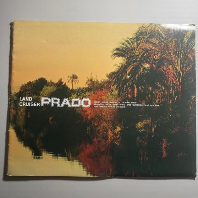Genuine Japanese Brochure for TOYOTA Land Cruiser Prado 90 Series (1997)